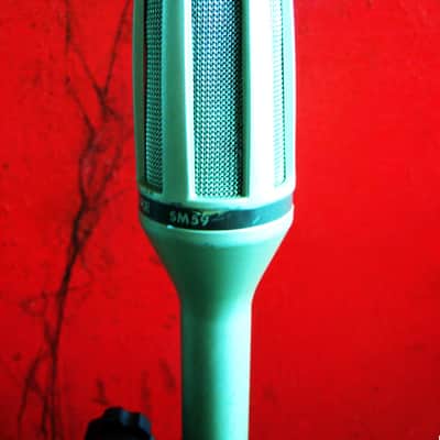 Vintage 1990's Shure SM59 dynamic cardioid microphone USA w mic clip Low Z Guitar Amp Mic SM58 SM54 SM53 image 10