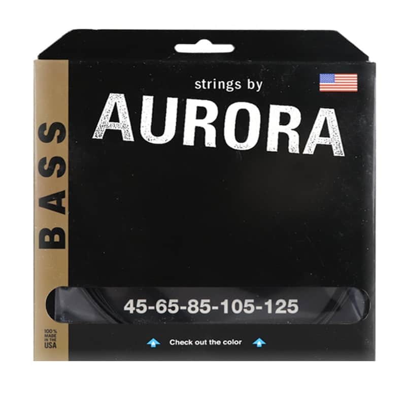 Aurora Bass Strings 5 Gauge (Black) 45-125 image 1