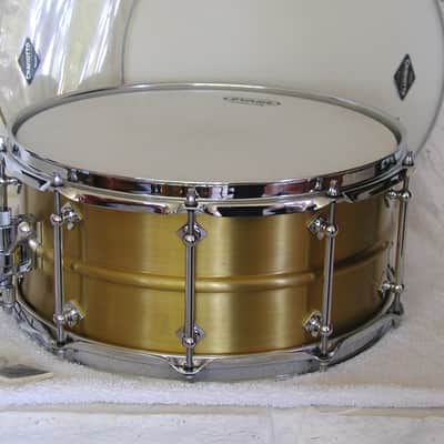 Craviotto AK Brass Snare Drum - 14 x 6.5 Masters Metal, 2013 – Excellent Condition - #40 of 60 image 3
