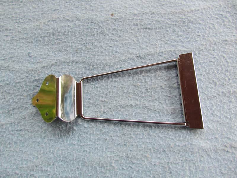 Vintage Trapeze Tailpiece Fits Gibson Gretsch & Many Others Chrome 60's Era Vintage Trapeze Tailpiece Cool! image 1