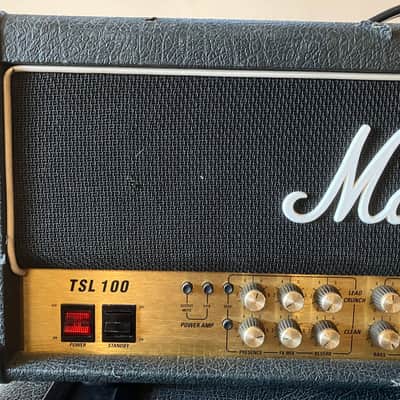 Marshall JCM 2000 TSL 100 Triple Super Lead 3-Channel 100-Watt Guitar Amp Head 2000s - Black image 3
