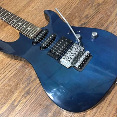 Hamer Centaura CT-21 Floyd Rose, coil tap, Trans Blue image 1