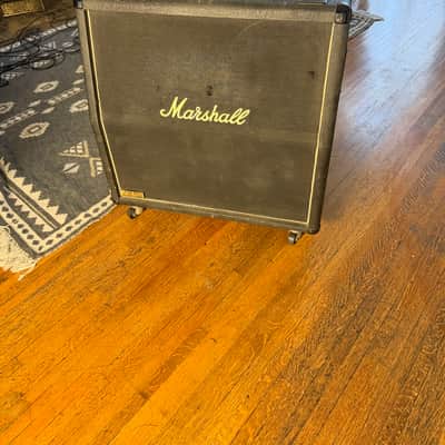 Marshall JCM 800 Lead Series Model 1982A 4x12" Angled Guitar Speaker Cabinet 1981 - 1987 - Black image 5