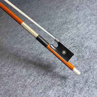 Handmade 4/4 Violin Bow 60g Ebony Frog Silver Mounted image 5