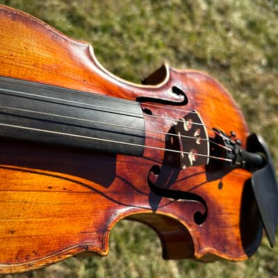 Old Grafted Montagnana Label Violin attributed to Nicholas Vasich 4/4 image 20