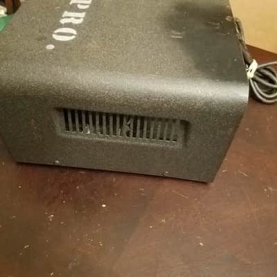 Knight KN3032 32 Watt Tube Amp Head MCM Style PA Phono 1950s Black Silver image 8