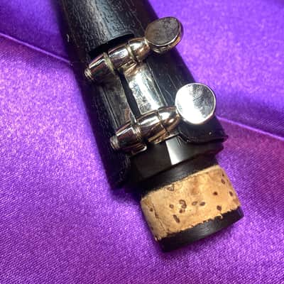 Noblet France N4 Clarinet Mouthpiece-Hard Rubber-c.1970-New Cork-w/Lig and Cap image 8