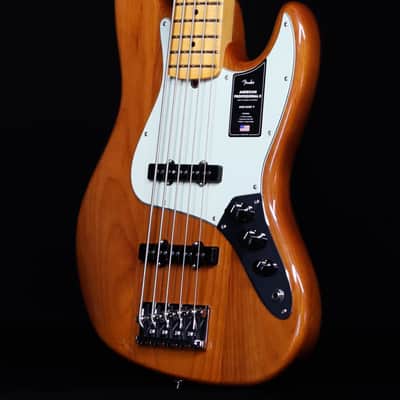 Fender American Professional II Jazz Bass V, Maple FB, Roasted Pine image 2