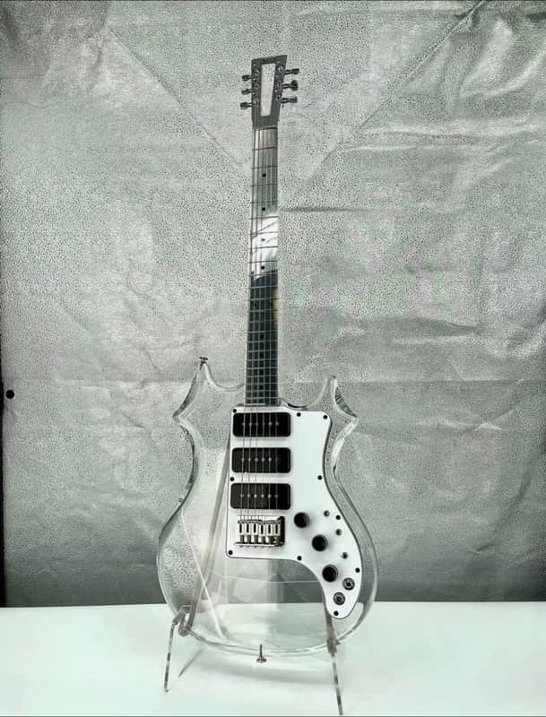 Electrical Guitar Company Tiger Garcia 2021 - Polished aluminum neck and clear acrylic body OBEL image 1