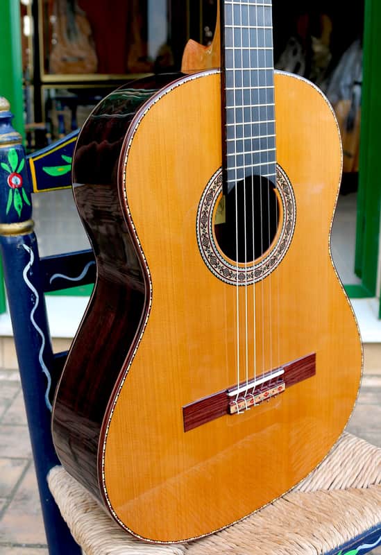 Juan Montes Rodriguez 1ª class Flamenco Negra guitar 2023 exclusive +Case image 1