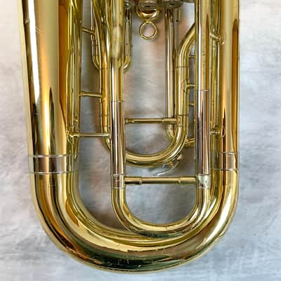 Unbranded 4 Valve Euphonium (Yamaha YEP-321 Copy) W/ Case Plays Great + See demo image 13