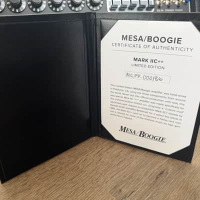 Mesa Boogie Mark IIC++ Guitar Amp Head Reissue 75-Watt LIMITED xx/200 OFFICIAL image 2