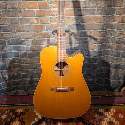 Vintage Japan 1980s Alvarez 5071 Acoustic Guitar Natural w/ OHSC image 1