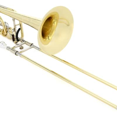 S.E. Shires TBQ36YA Q Series Bass Trombone - Axial Flow - Clear Lacquer image 2