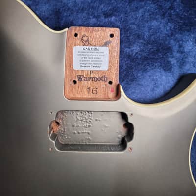 Warmoth Velocity Body, USA Custom, Silver, Binding image 9