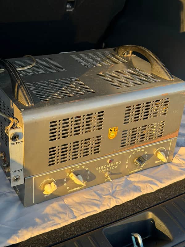 Vintage 1940s Stromberg Carlson AU-36B 245 Watt Amplifier