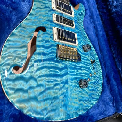 PRS 2025 Wood Library Special 22 Semi Hollow, Custom - Quilt, Aquableaux, Paisley Case, Signature Dealer / 555 image 11