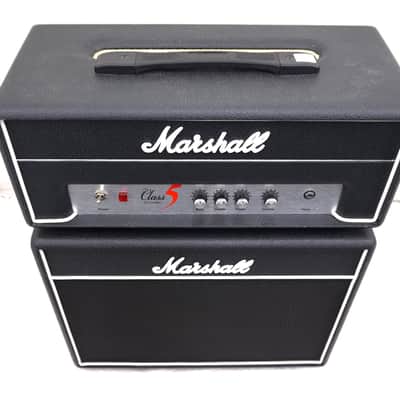 Marshall Class 5 C5-H Head (Silver-Faced) & C110 Speaker Cabinet image 8