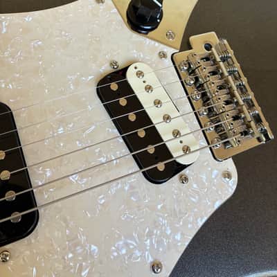 Squier Paranormal Super-Sonic 2020 - Graphite Metallic limited edition electric guitar image 7