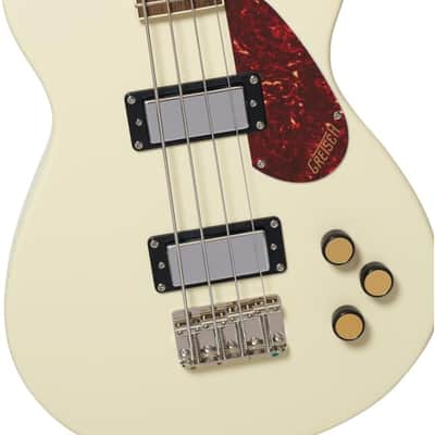 Gretsch Streamliner Jet Club Single-cut Electric Bass Guitar - Vintage White image 4