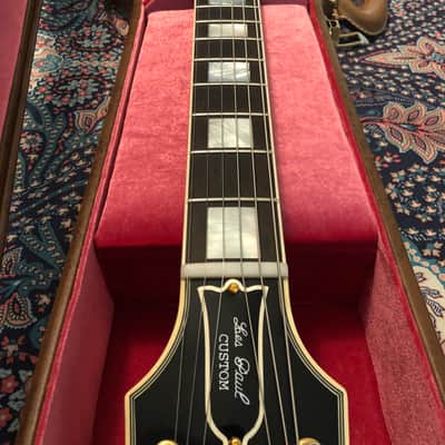 Gibson Custom Shop 1957 Les Paul Custom Reissue 3-Pickup Ebony VOS Black Beauty image 7