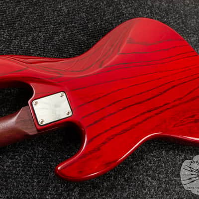 Momose MJ2-PH Jazz Bass – Purpleheart Neck – Burner Ash – MIJ image 9