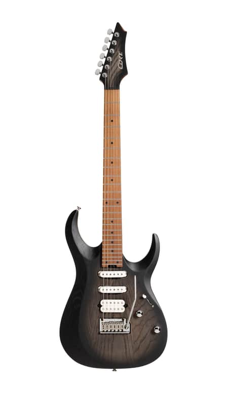 Cort X700OPBB X Series Electric Guitar - Open Pore Black Burst image 1