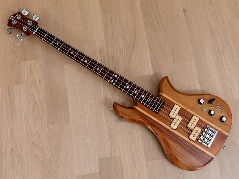 1980 B.C. Rich Eagle Bass, Koa Neck Through Vintage USA-Made Bass