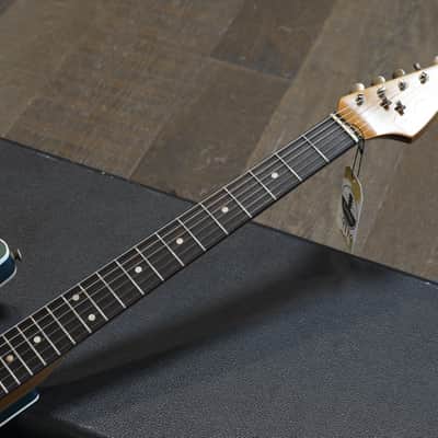 2021 Fender Custom Shop Limited Edition Double Bound Stratocaster Electric Guitar Sherwood Metallic + HSC image 7