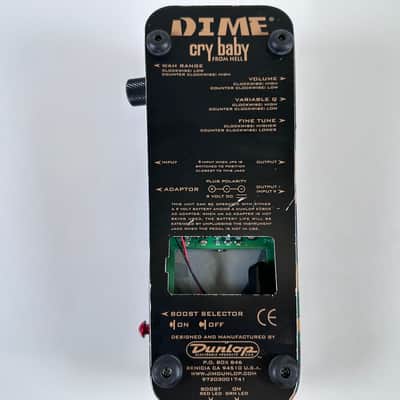 Jim Dunlop DB-01 Dime Cry Baby From Hell Wah Pedal Dimebag image 5