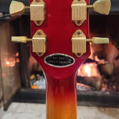 RARE! Greco EG500 Custom Super Real Cherry Burst 1980 Fujigen Japan image 8