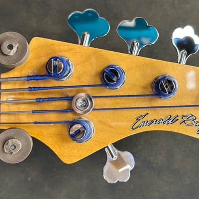Emerald Bay Fretless Bass - Sea Foam Green image 4