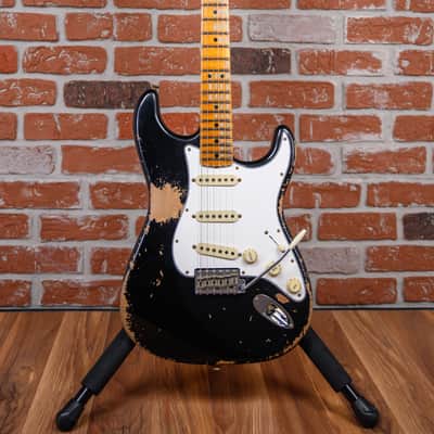 Fender Custom Shop SR25-69 Stratocaster Heavy Relic Black 2025 w/OHSC image 4