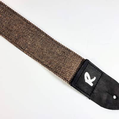Brown and Black Tweed Guitar Strap -Tweed Guitar Strap- Vintage Tweed -Durable Guitar Strap-Guitar image 1