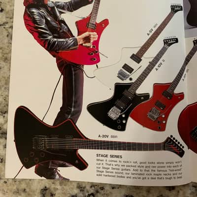 Washburn Catalog 1985 B-70 B-50 Sarzo HM-20 RR-11 image 2