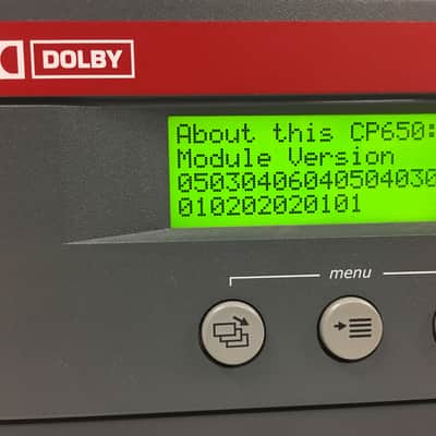 Dolby CP650 Digital Cinema Surround Sound Processor w/ Service and Installation manual image 5