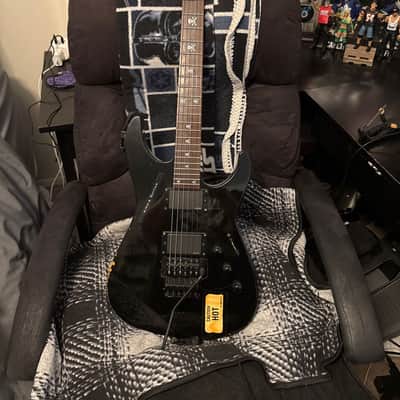ESP ESP Original Series Kirk Hammett KH-2 Vintage Distressed Black w/case 1995-2019 - DISTRESSED image 1