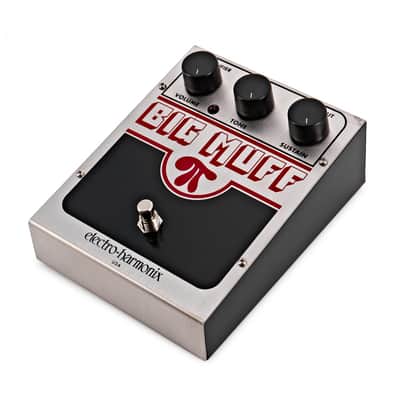 Electro-Harmonix Big Muff Pi Fuzz Distortion Sustainer - Silver / Black / Red image 5