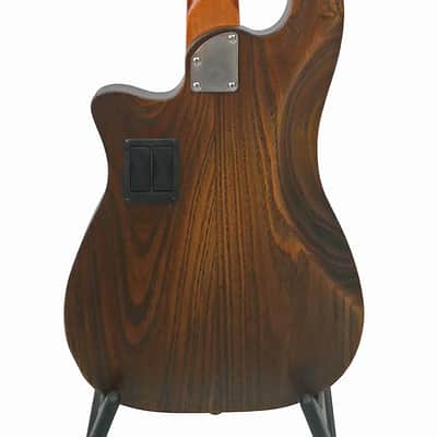 Offbeat Guitars "Priscilla" Bass - Nitro Relic Finish, Active EMG Music Man P/U, Patina Copper Guard image 9