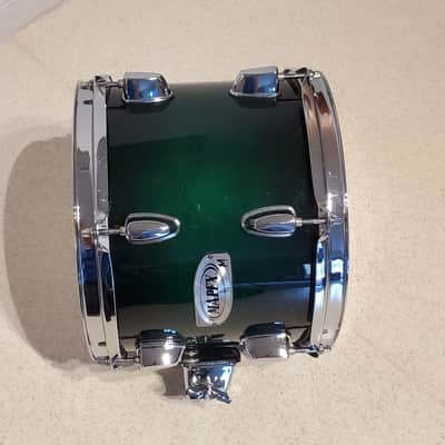 Mapex M 10"x8"inch Tom Drum W/Mount - Lacquered Green Fade - Gorgeous Clean A+ image 5