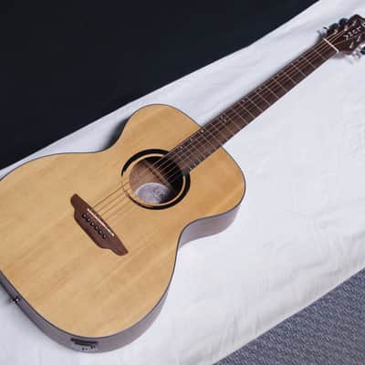 LUNA Wabi Sabi FOLK acoustic electric GUITAR new - SOLID SPRUCE TOP w/ Light Case Bild 3