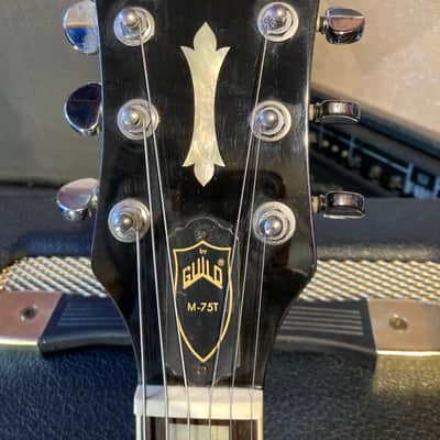 DeArmond By Guild M-77T Singlecut MIK c. 1999 - Blue Sparkle image 4