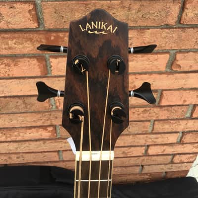 Lanikai Figured Bocote Bass Ukulele with Fishman Pickup and Tuner image 2
