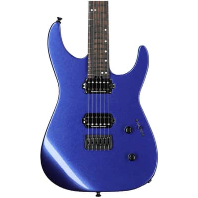 Jackson American Series Virtuoso HT Electric Guitar, (with Case), Mystic Blue image 4