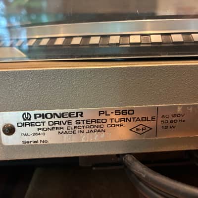 Pioneer PL-560 1979 image 2