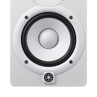 Yamaha HS5W Powered 5 Bi-amped Near Field Studio Monitor in White image 1