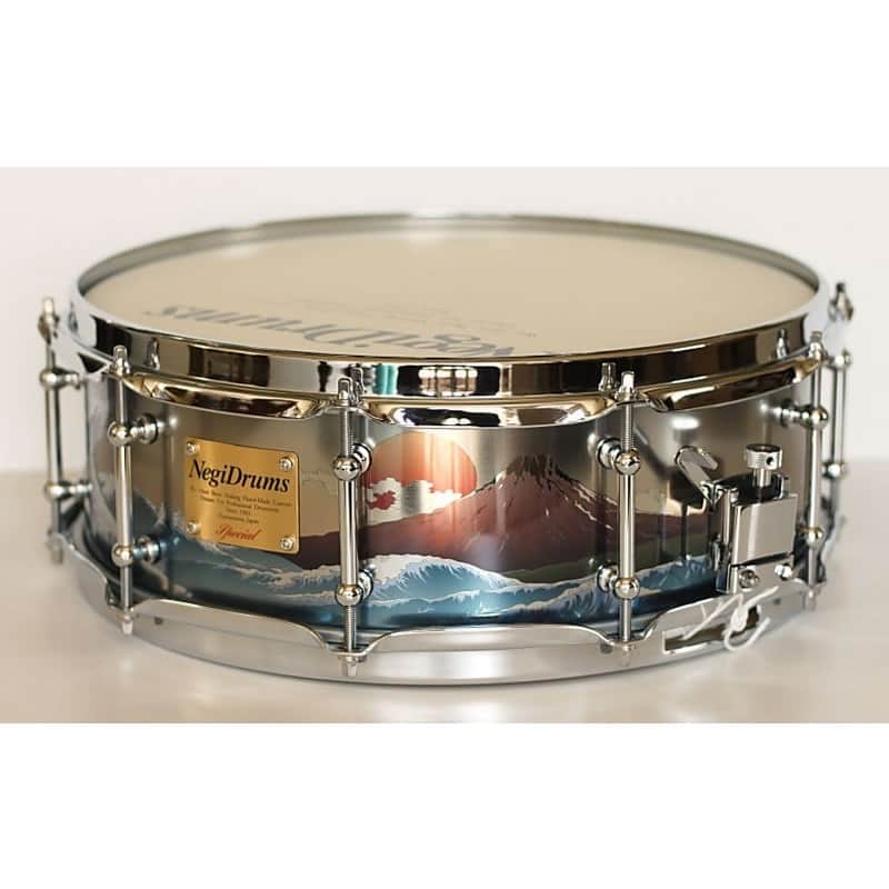 ネ*羽様 鶏鳴太鼓　銀製 Negi Drums GNFJ-1450PI [1.2mm Steel 14