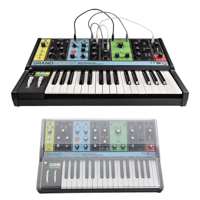 Moog Grandmother Semi-Modular Analog Synthesizer + Decksaver Cover