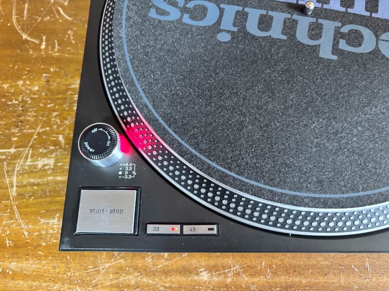 Technics SL-1200MK5 Black Analog DJ Turntables | Reverb
