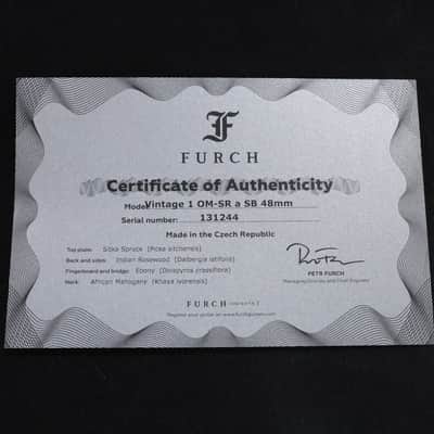 Furch Vintage 1 OM-SR a Spruce Top/Rosewood Back and Sides with Advanced CNR Neck Sunburst 48mm Nut 244 image 11